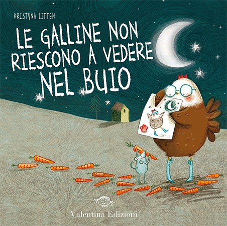 Le galline non riescono a vedere al buio