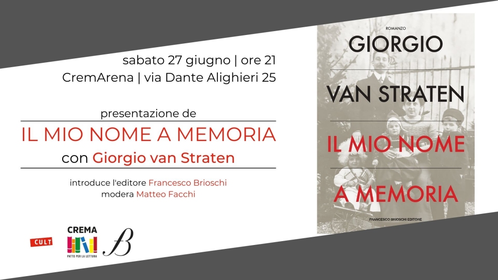 Giorgio van Straten presenta Il mio nome a memoria