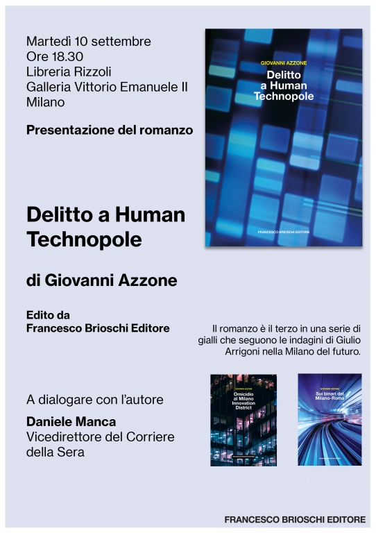 Presentazione ”Delitto a Human Technopole”  – Libreria Rizzoli